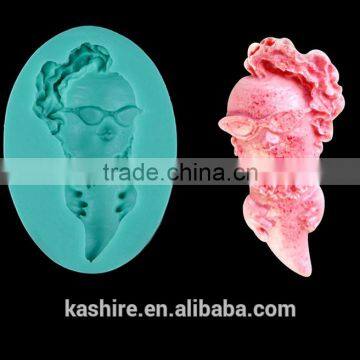 Wholesale Safety Beauty Shape Silicone Chocolate Mould,soap Mold,diy Cake Mould photo-2