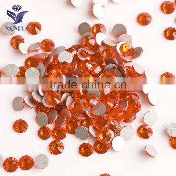 Orange Diamond Drill Flat Back Nail Art Rhinestones for Nail Salon photo-4