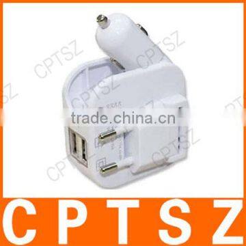 Double USB Charger Traveling Creative Car Wall Filled With Smart Phone Charger photo-3