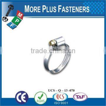 Made in Taiwan Stainless Steel Strong Stainless Steel Hose Clamps Thin Hose Clamp German Type photo-5