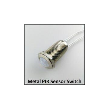 Recessed Metal PIR Sensor Switch For 12VDC Input LED Lamp