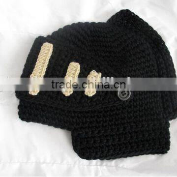 Hot Sell Roman Knight Helmet Hat Crochet Winter Warm Mask Beanies Cap
