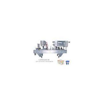 High Speed Milk Cup Filling And Sealing Packaging Machine 5000BPH Beverage Production Line