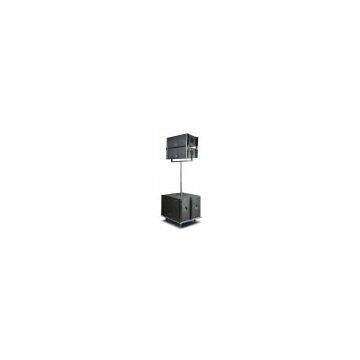 Dual 8 inch active  line array speaker