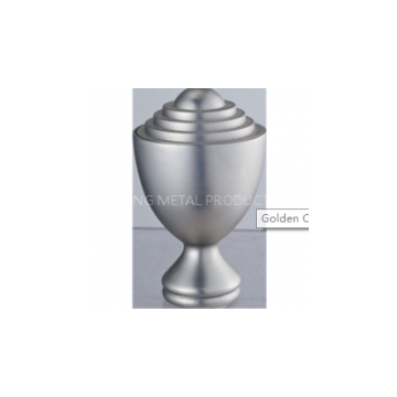 Golden Cup Curtain Rod Finial