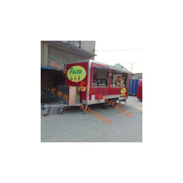 TELESCOPE Hamburger Mobile Food Truck Deep Fryer Fast Food Trailer Ice Cream Mobile Food Cart photo-2