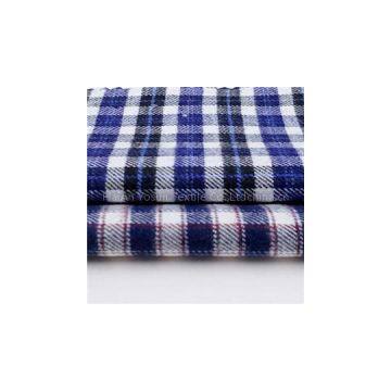 Silk And Cashmere Flannel Check With Easy Care Effect