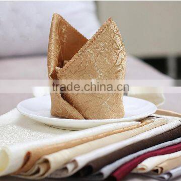 Hot sale luxury hotel jacquard table napkin