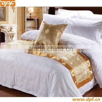 100%polyester Hotel bed spread bed runner bed scarf hotel bedding set 48