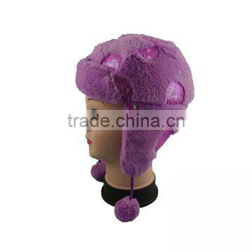 Wholesale Knitted Latest custom ski beanie hats with a ball