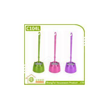 2016 New Design Household Plastic Toilet Brush With Holder