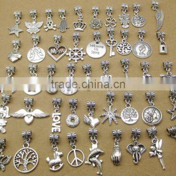 Dangling "Cross" Charm Bead for Snake Chain Charm Bracelet,Charm Bead for Snake Chain Charm Bracelet,encanto Cruz photo-3