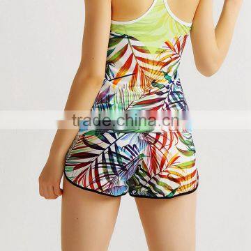 Plant Printing Special Design Comfortable Sport Shorts