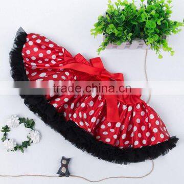 Best OEM Fashion Super Fluffy with Reasonable Price White Polka Dots Pettiskirt