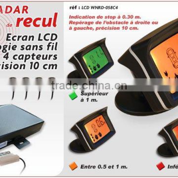 car parking radar, parking sensor with LCD display .parking radar