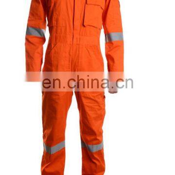 Hot Sale Coverall Of Orange Colors For Reflective Safety Coverall Workwear