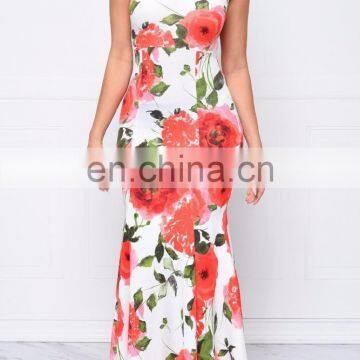 Europe And America Printing Sexy Cocktail Dress