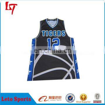 OEM Fashionable Sublimation Basketball Jersey Uniform Design photo-3