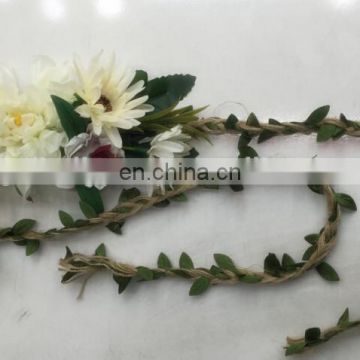 Distinctive knitted by workers personally flower headband garland for carnival festival FH1522