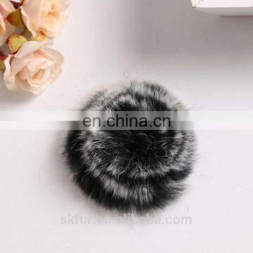 Factory Wholesale Customizable Rabbit or Rex Rabbit Fur Flowers photo-6