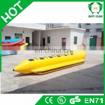 HI single row sea floating inflatable banana boat price for sale