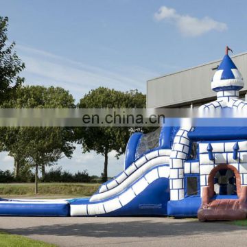 Kids inflatable bouncy castle with water slide clearance