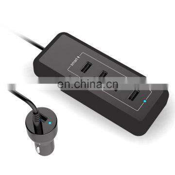 4 Port Car Charger 46W 8A, Multi-function 4 Port USB Car Charger for Mobile Phone photo-2