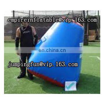 0.9mm PVC inflatable paintball bunker for shooting ID-PB001