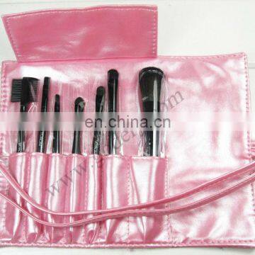 Metallic PU Cosmetic Brush Bags For Ladies