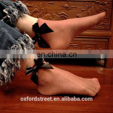 Summer Women Short Breathable Bow Sock Yiwu Factory