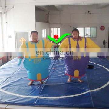 Hot sale commercial grade PVC Tarpaulin brand kids sumo wrestling suits for sale