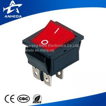 High Quality 20a 125v 16a 250v ac Kcd4 Hy12 Red Black Rocker Switch T85 photo-2