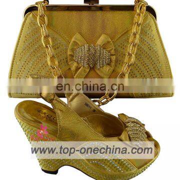 Wholsale price italian matching shoes and bags/italian shoes and bag set/italian shoes and bags to match women