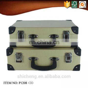 Kraft Paper Cardboard Suitcase Portable Box With Handle for Children photo-3