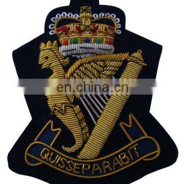 2017 new rhinestone applique professional bullion embroidered patches