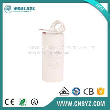 Common washing machine capacitor types