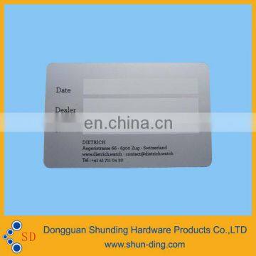 High Quality Aluminum Business Card Blank photo-2