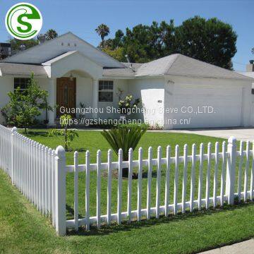 Customizable White Vinyl Picket Fence Garden Fence Pvc Fence Panels
