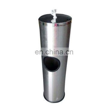 Stainless steel floor standing usa gym wipes dispenser