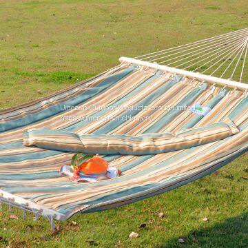 Double Pure Cotton Hammock with Sticks