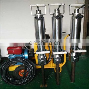 Hydraulic rock splitter/Quarry Stone Cutting Machine/concrete stone splitter machine