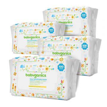 new born baby skin care wet wipes for hand and mouth cleaning