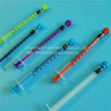 1ml Medicine Syringe With Caps For Baby