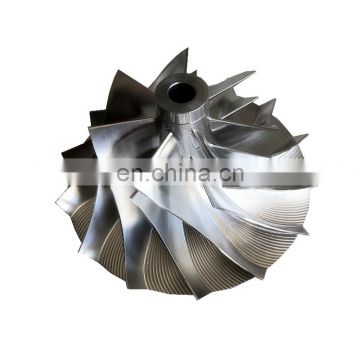 K27 51.73/80.81mm 7+7 blades 5327-123-2223 milling/aluminum 2618/billet compressor wheel for 5326-970-6496/6497/5327-970-6424