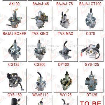 Bajaj Boxer Ct100 Motorcycle Genuine Parts Different Types of Carburetor