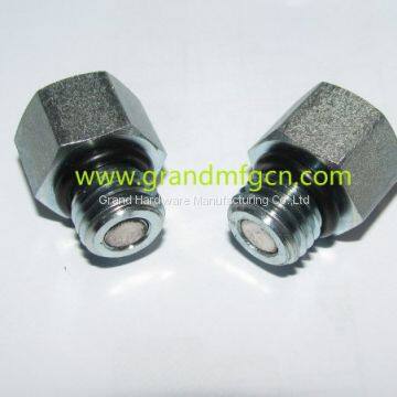 Male Metric Thread M12X1.5 Magnetic Steel Oil Drain Plugs for Lubrication Systerm