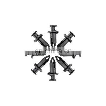 100x Car 8mm Dia Hole Plastic Rivets Fastener Auto Fender Bumper Push Pin Clips photo-2