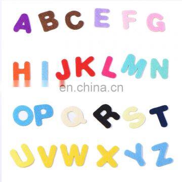 Colorful Laser Cut Felt Letters With Back Adhesive Stick on Wall photo-2