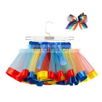 2020 New Style Baby Girls Skirt Mesh TUTU Rainbows Summer Kids Girls Skirts