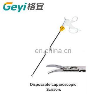 GEYI Factory price Medical instrument Laparoscopic surgical Disposable Laparoscopic scissors